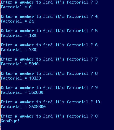 Recursive Factorial Test on SB.PNG