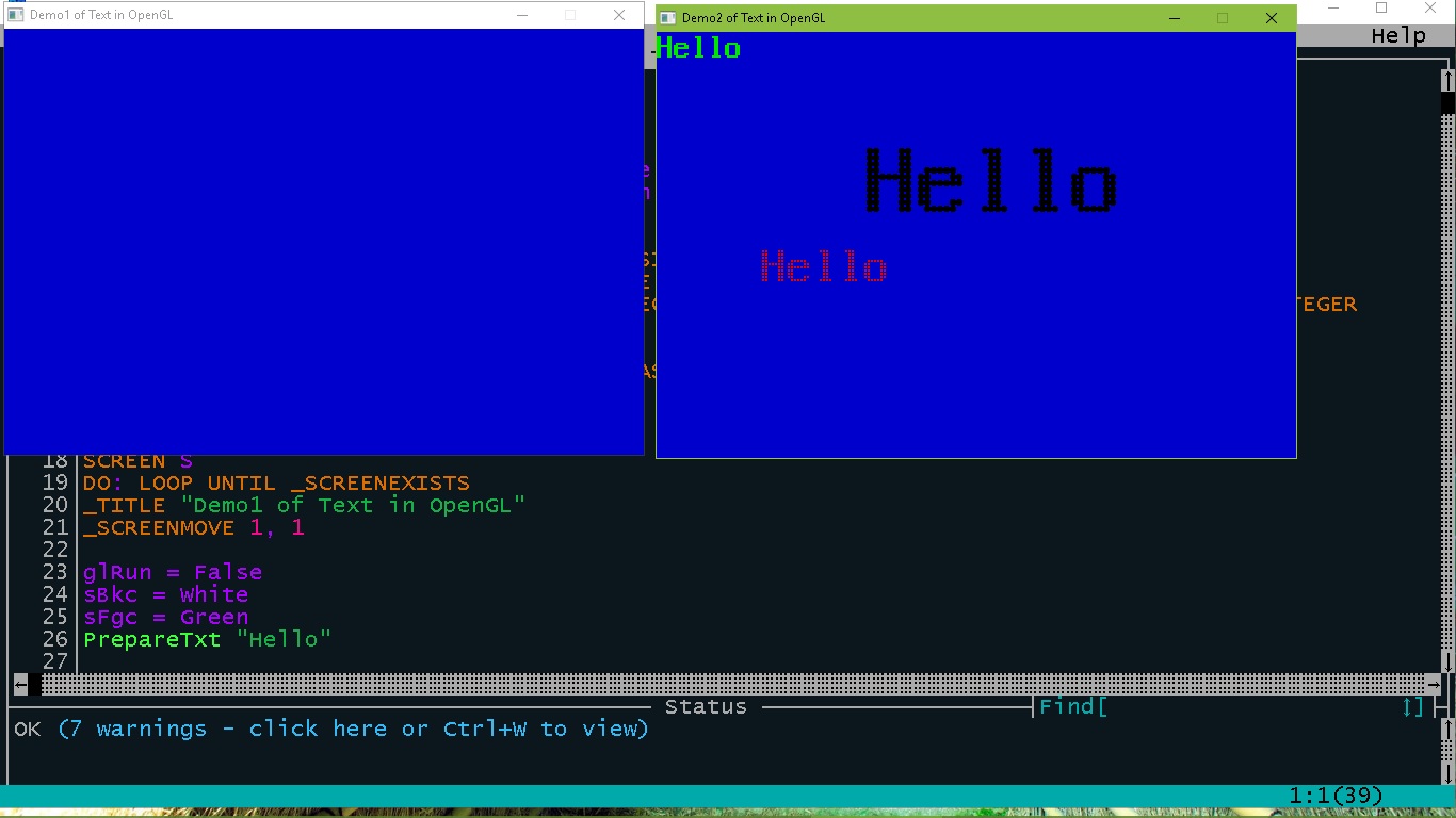 TextOpenGl demo on 64bit .jpg